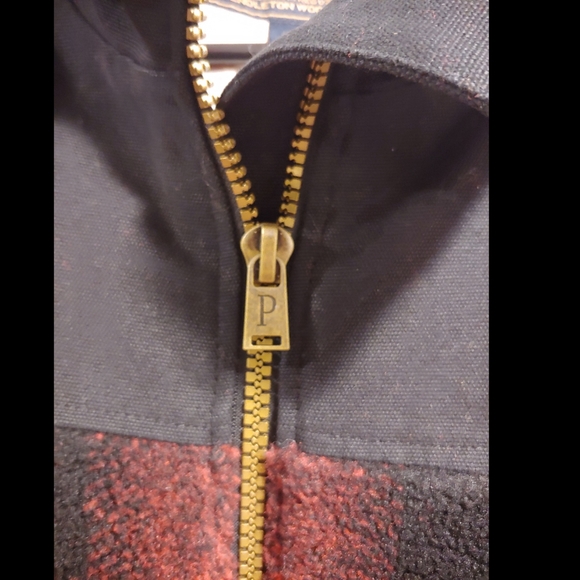 Pendleton Brooke Buffalo Check Jacket in Red Ombre - Picture 2 of 5